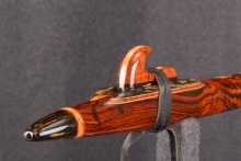 Cocobolo, Wild Native American Flute, Minor, Mid F#-4, #T5A